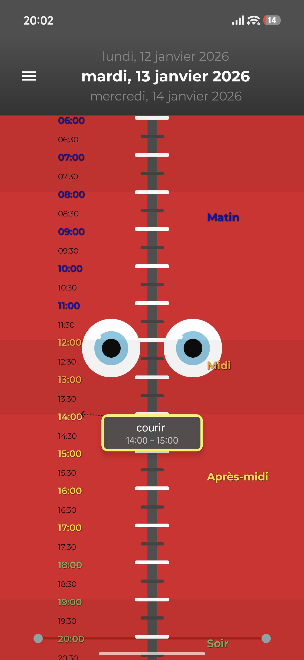Calinedar — Ajout d'événement